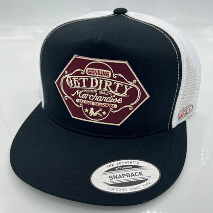 Get Dirty Merchandise MRN Balaclava Blk/Wht Trucker Hat