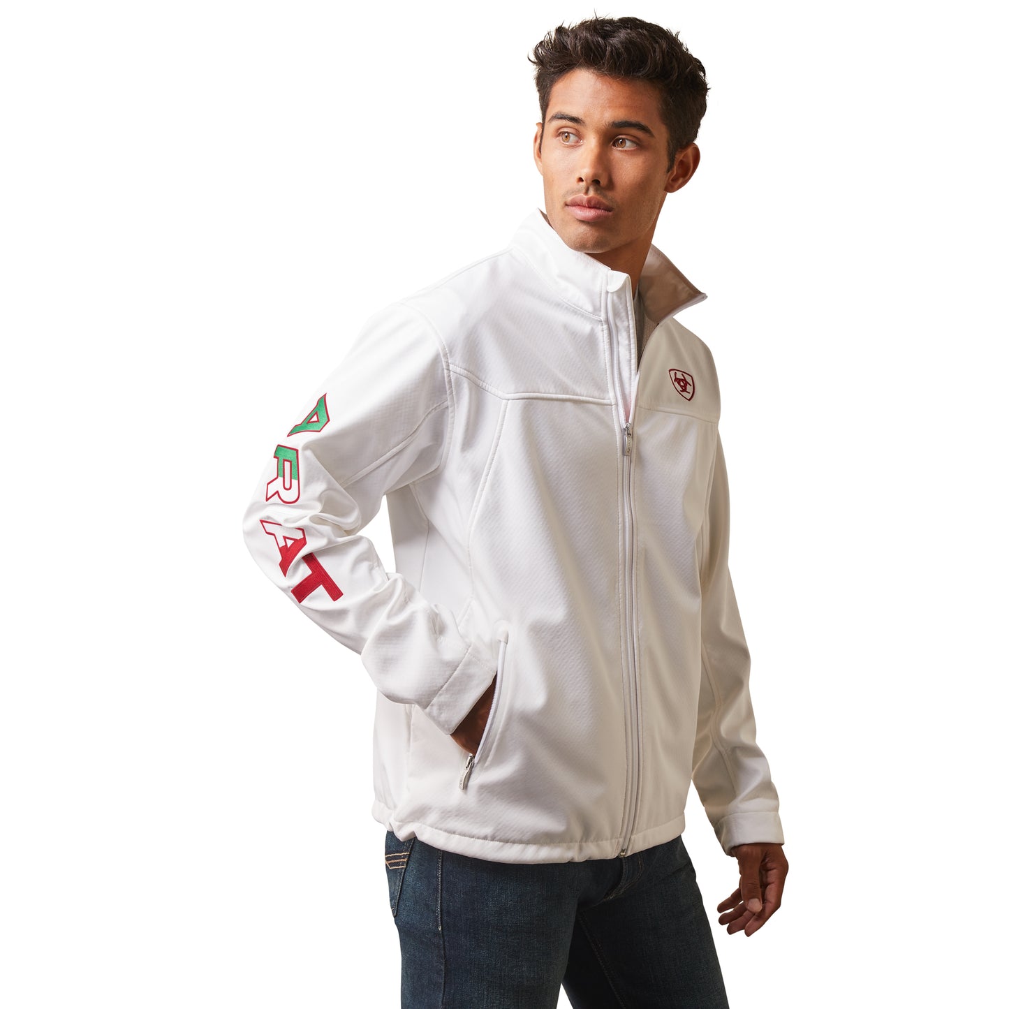 New Team Softshell MEXICO Jacket WHITE