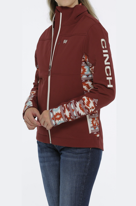 Concealed Carry Bonded Jacket BURGUNDY