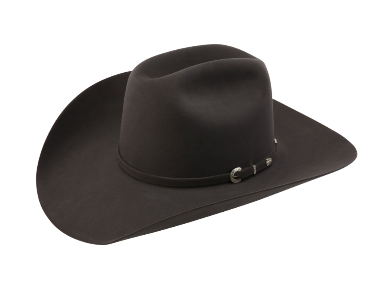 American Hat 10X Sombrero de Fieltro de Acero Corona Abierta de 6"