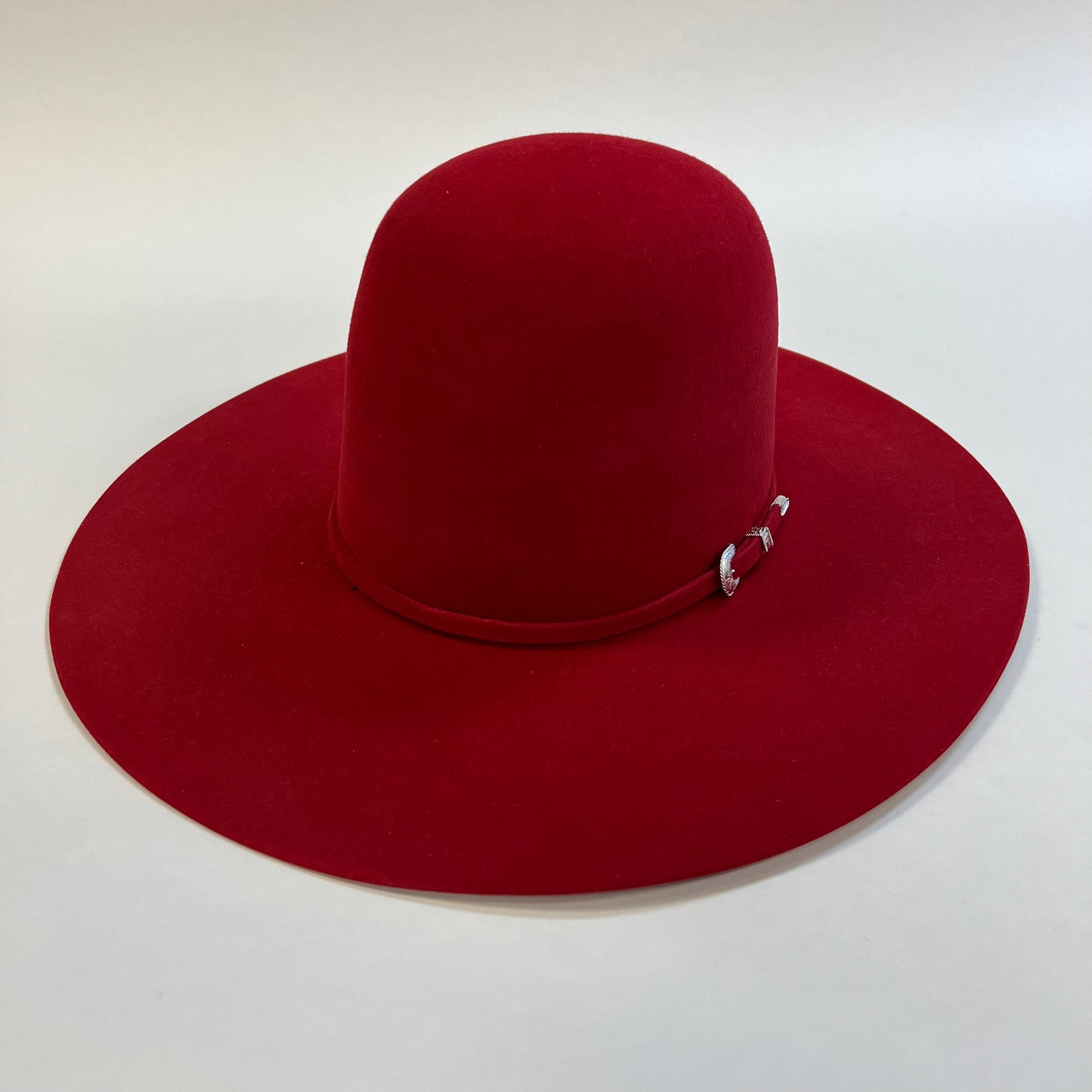Tacchino 6X Red Felt Hat 6" Open Crown