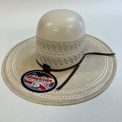 American Hat 6900 Paja 4 1/4" Ala - 6" Corona abierta