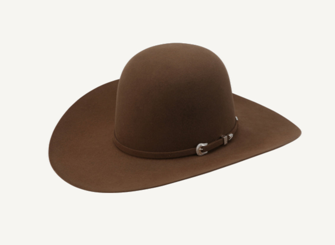 American Hat 10X Sombrero de fieltro toscano 6" Corona abierta