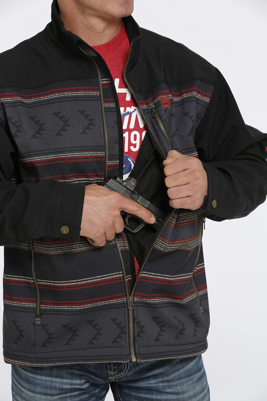 Concealed Carry Bonded Jacket BLACK